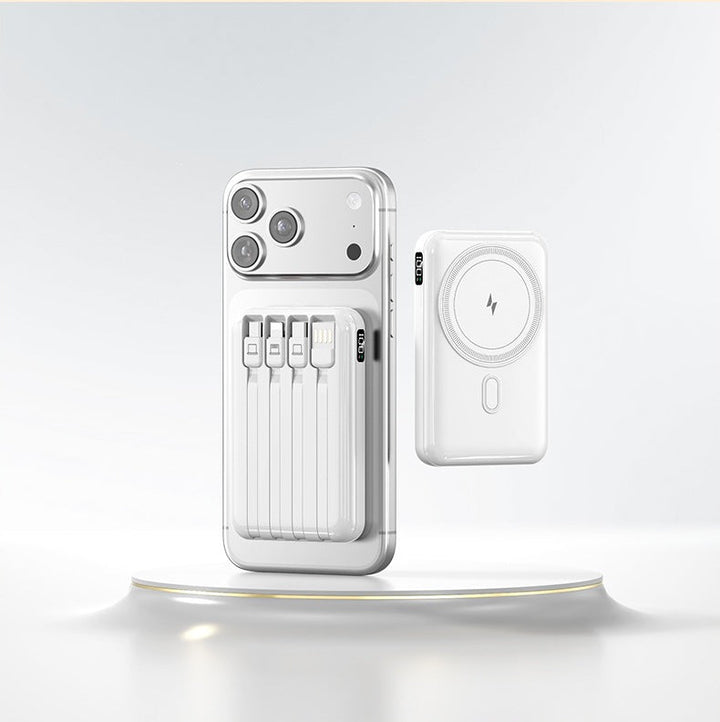 Power bank with integrated charging cable and stylish design Kalsten