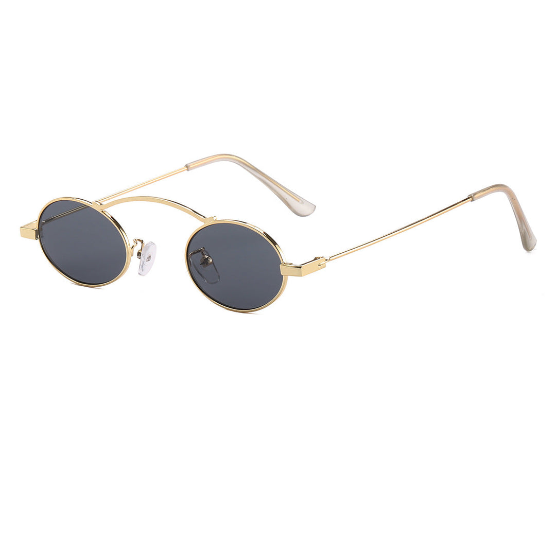 Women’s fashionable sunglasses with a unique circular frame and distinctive lenses Kalsten