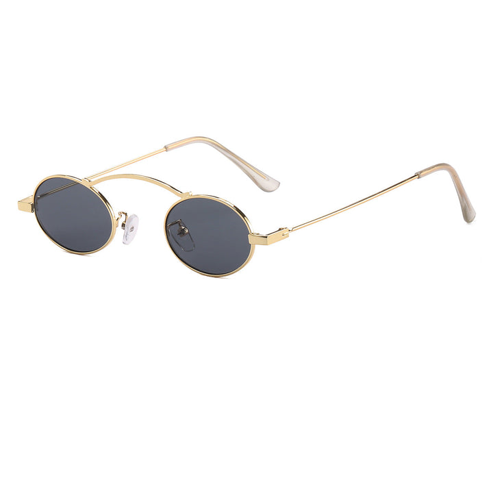 Women’s fashionable sunglasses with a unique circular frame and distinctive lenses Kalsten