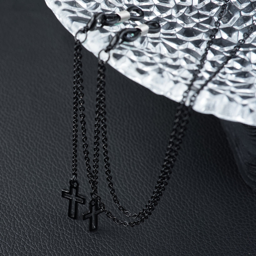 Dual Cross Pendant Eyewear Chain Kalsten