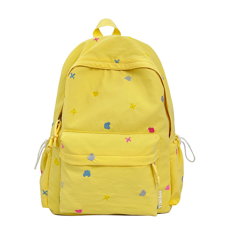 Playful Heart-Patterned Backpack kalsten