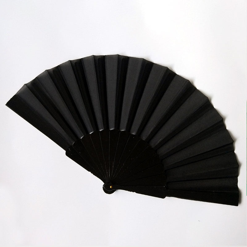 Ladies elegant hand fan made of high-quality paper and natural materials Kalsten