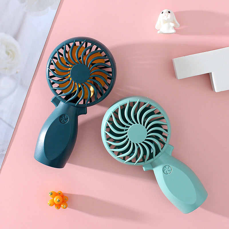 Unisex Portable Hand Fan with Ergonomic Handle and LED Function Kalsten