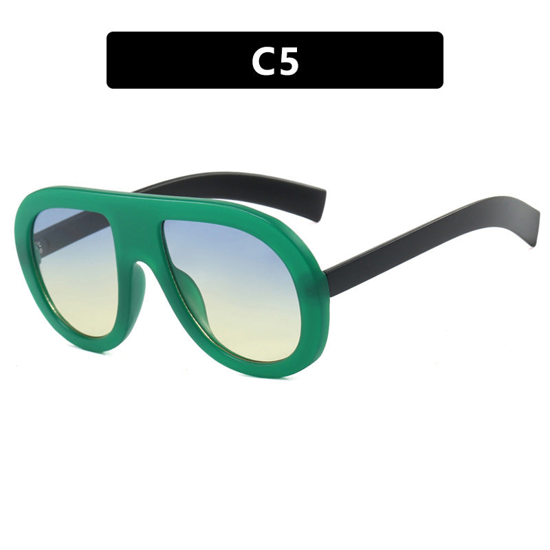 Ladies oversized sunglasses in futuristic design Kalsten
