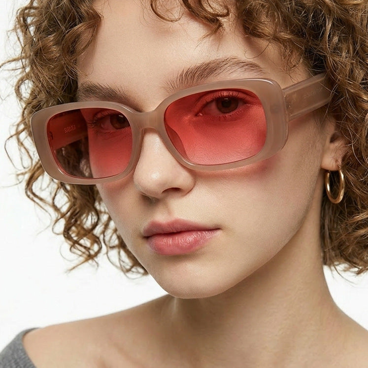 Ladies rectangular sunglasses with stylish frame Kalsten