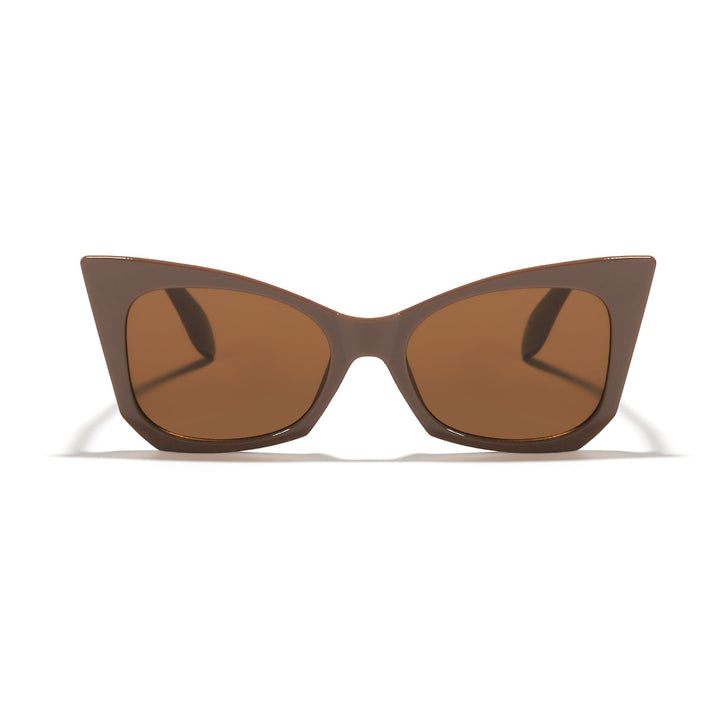 Women's sunglasses in trendy cat-eye design with striking leopard pattern Kalsten