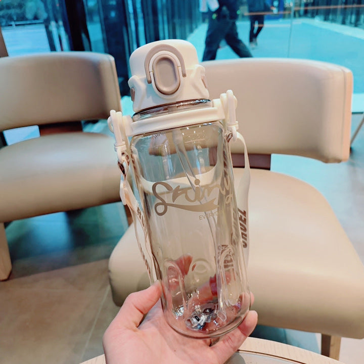 Ladies Ergonomic Water Bottle with Leak-Proof Lid Kalsten