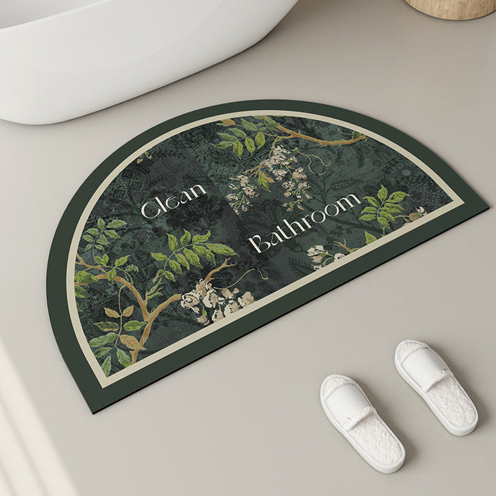 Stylish Floral Bathroom Mat Kalsten
