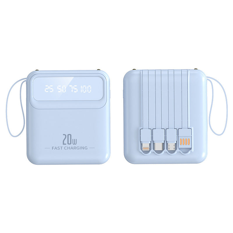 Portable power bank with multifunctional fast charging capability and digital display Kalsten