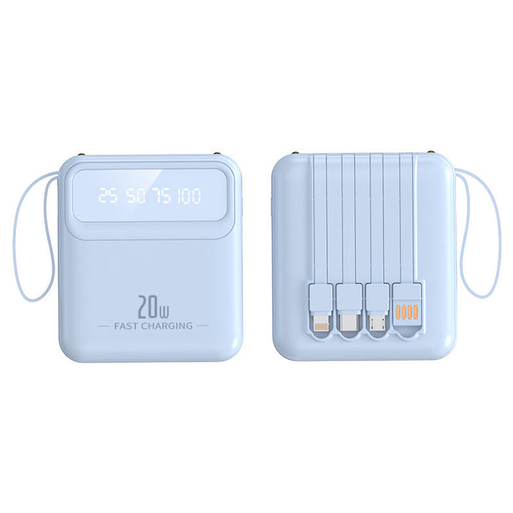 Portable power bank with multifunctional fast charging capability and digital display Kalsten