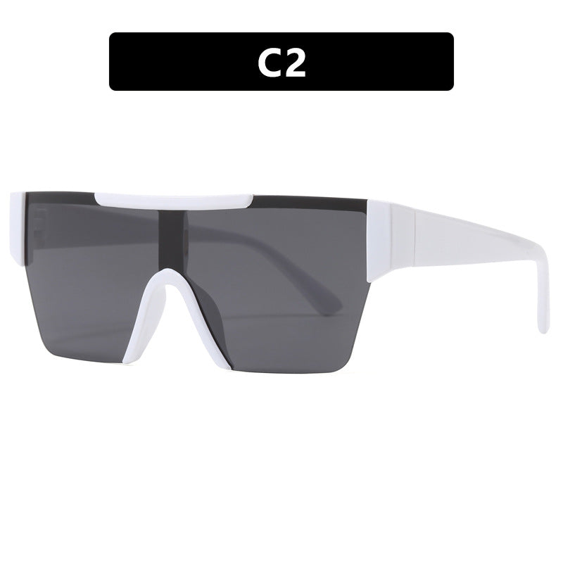 Women's futuristic sports sunglasses with UV protection and wide lens area Kalsten