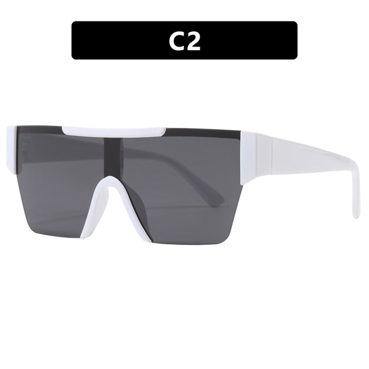 Women's futuristic sports sunglasses with UV protection and wide lens area Kalsten