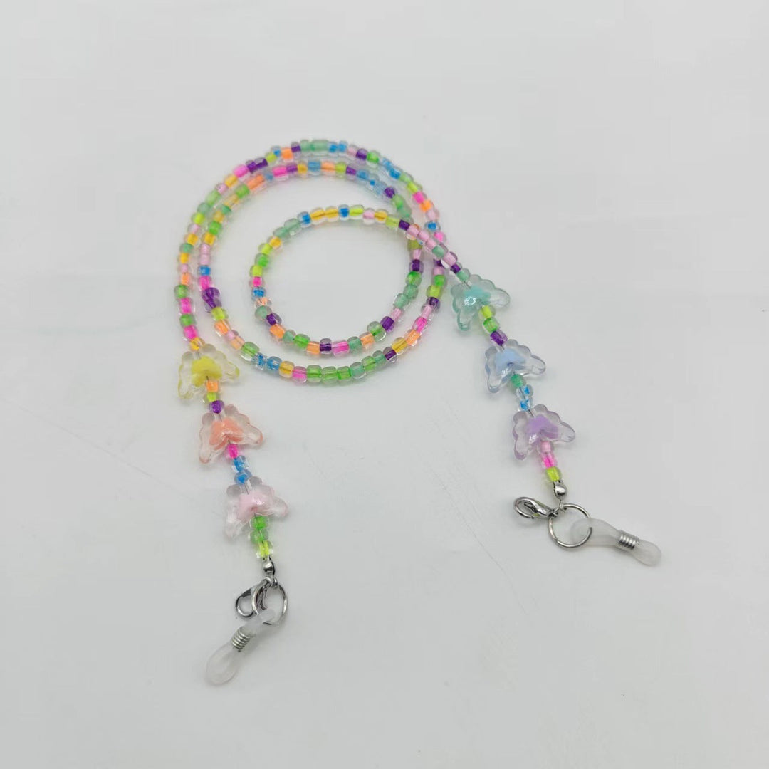 Colorful glasses holder chain with cute animal motifs Kalsten