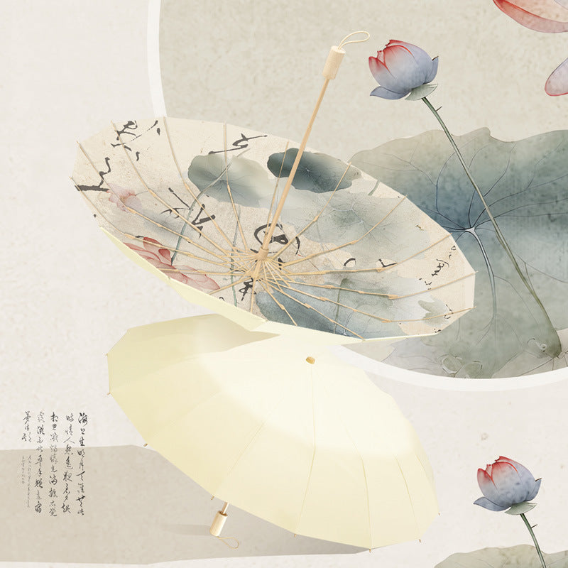 Ladies Foldable Sun Umbrella with Creative Panda Design Kalsten