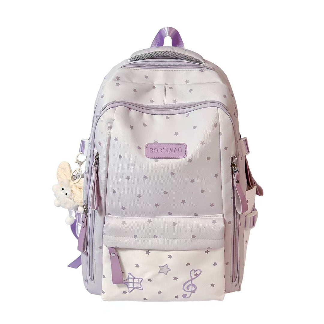 Star-Patterned School Backpack Kalsten