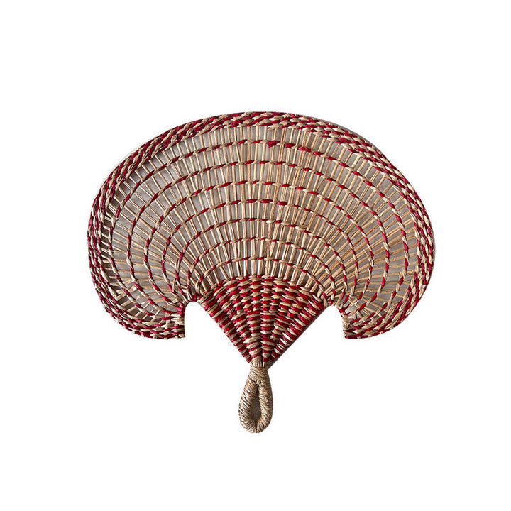 Women handmade fan made of natural materials Kalsten