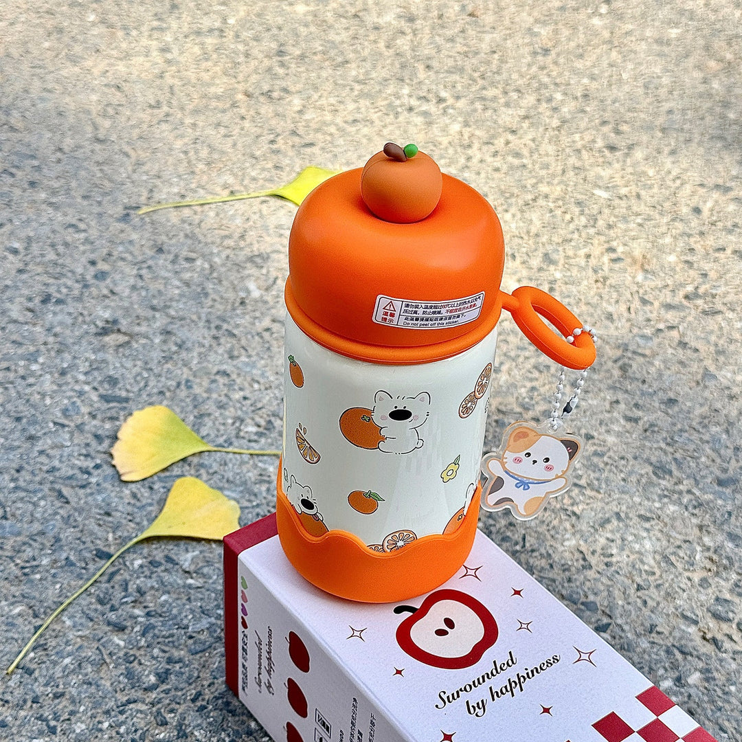 Women's water bottle with interactive fruit lid Kalsten