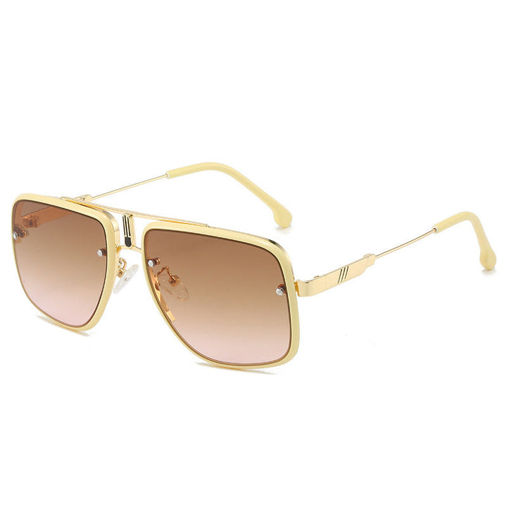 Women's fashionable oversized sunglasses with gold accents Kalsten