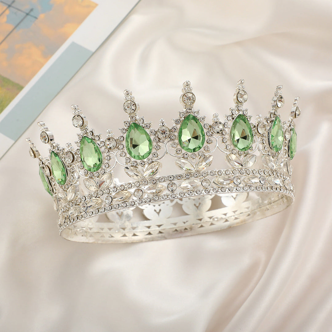 Ladies Luxurious Festive Crown with Shining Gemstones Kalsten