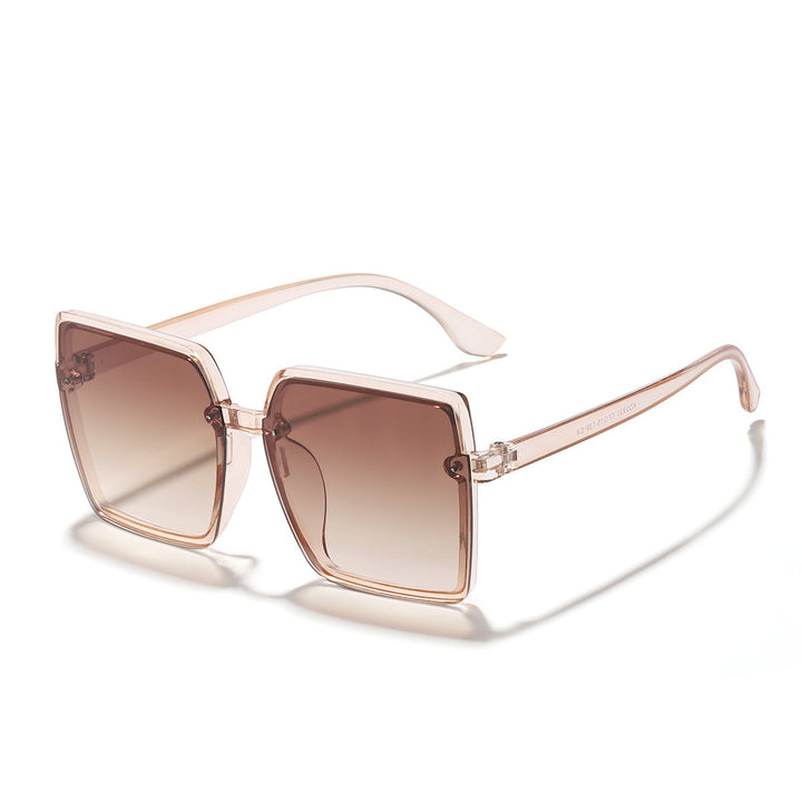 Ladies square sunglasses with UV protection and elegant frame structure Kalsten