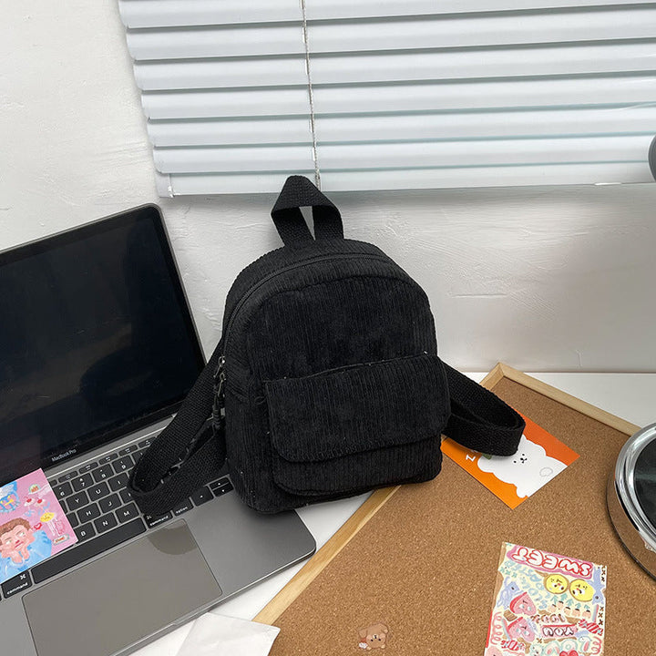 Corduroy Mini Backpack