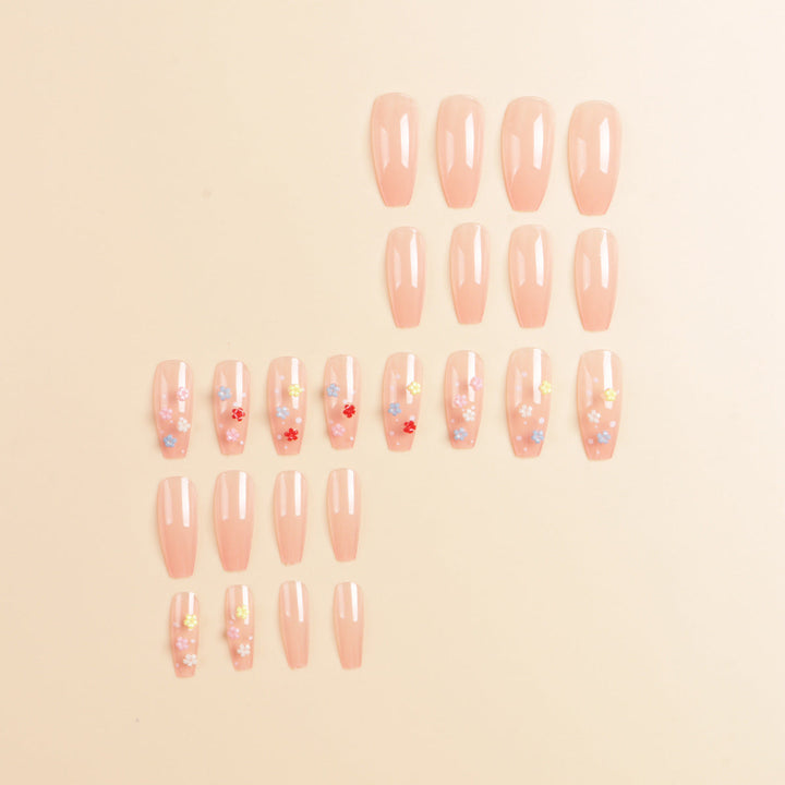 Floral Design Press-On Nail Set Kalsten