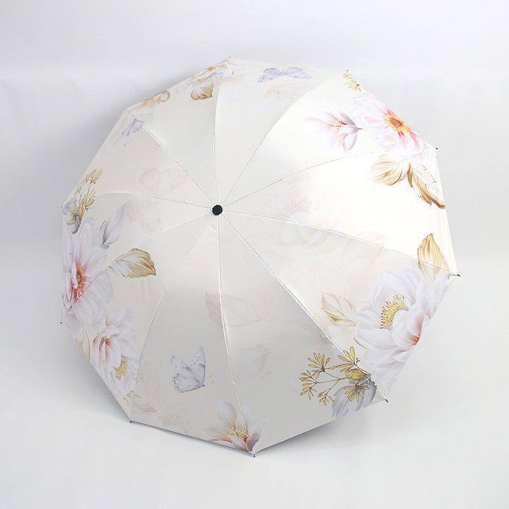 Women's umbrella with floral patterns and UV protection Kalsten