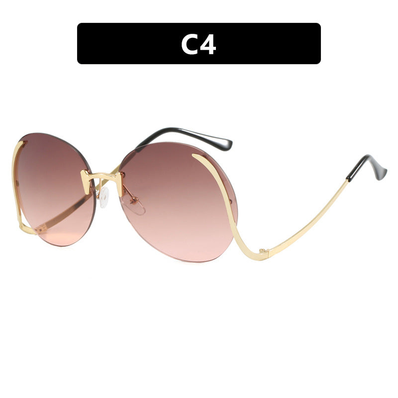 Women’s luxurious oversized sunglasses with innovative frame and UV protection Kalsten