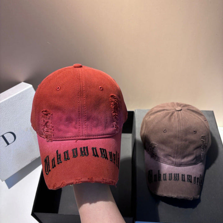 Men's Distressed Graphic Baseball Cap Kalsten