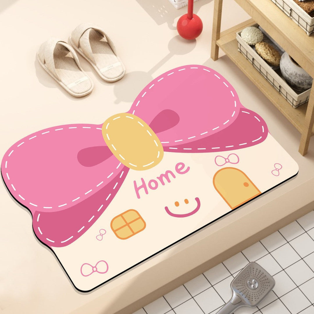Playful Hamburger-Themed Bath Mat Kalsten