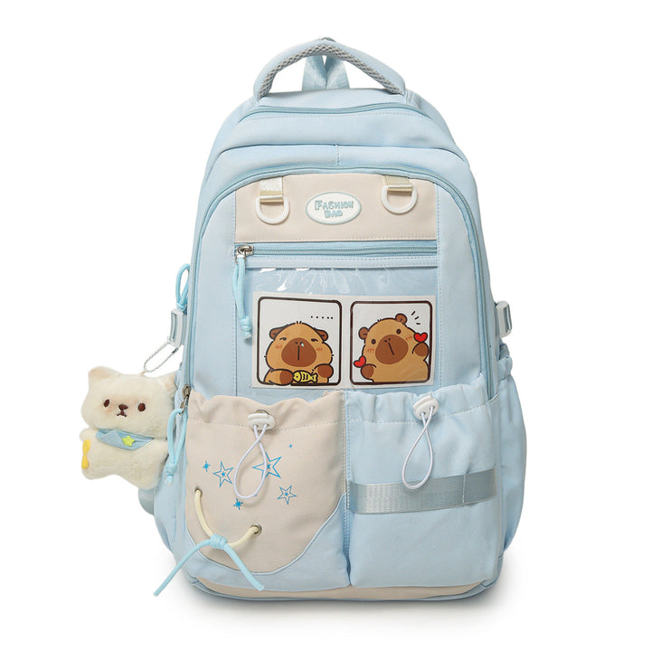 Cartoon Character Print School Backpack kalsten