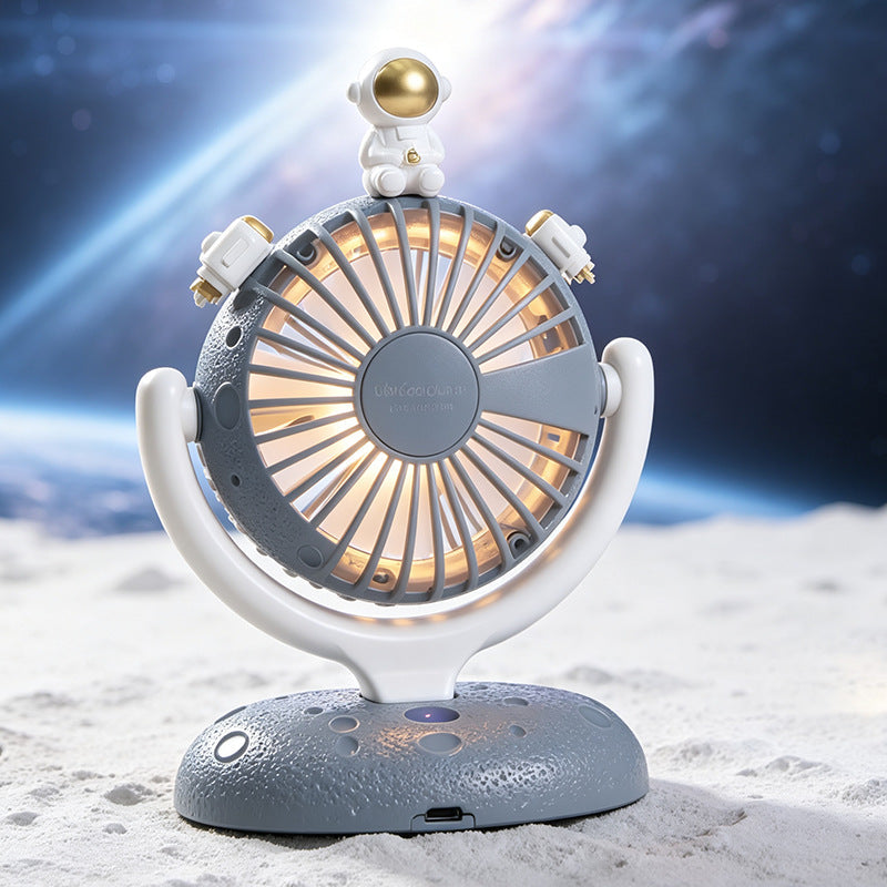 Women Portable USB Desk Fan with Creative Astronaut Design Kalsten