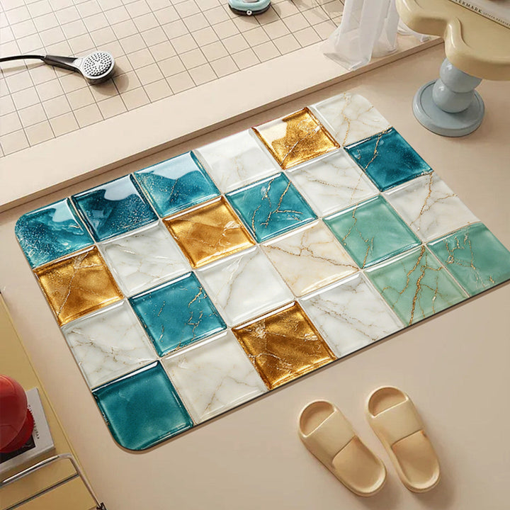 Decorative Anti-Slip Bathroom Mat
