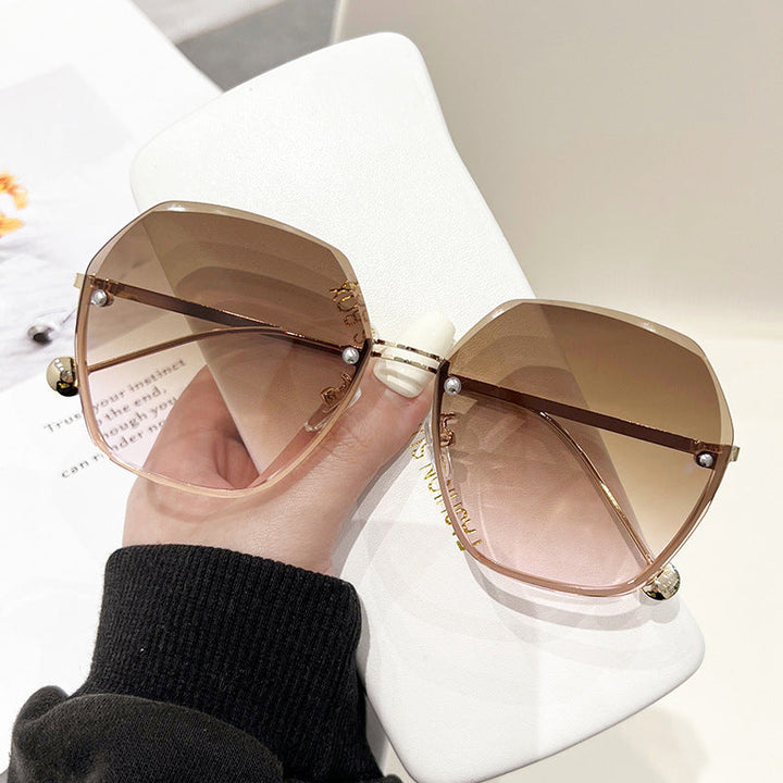 Women's large geometric sunglasses Kalsten