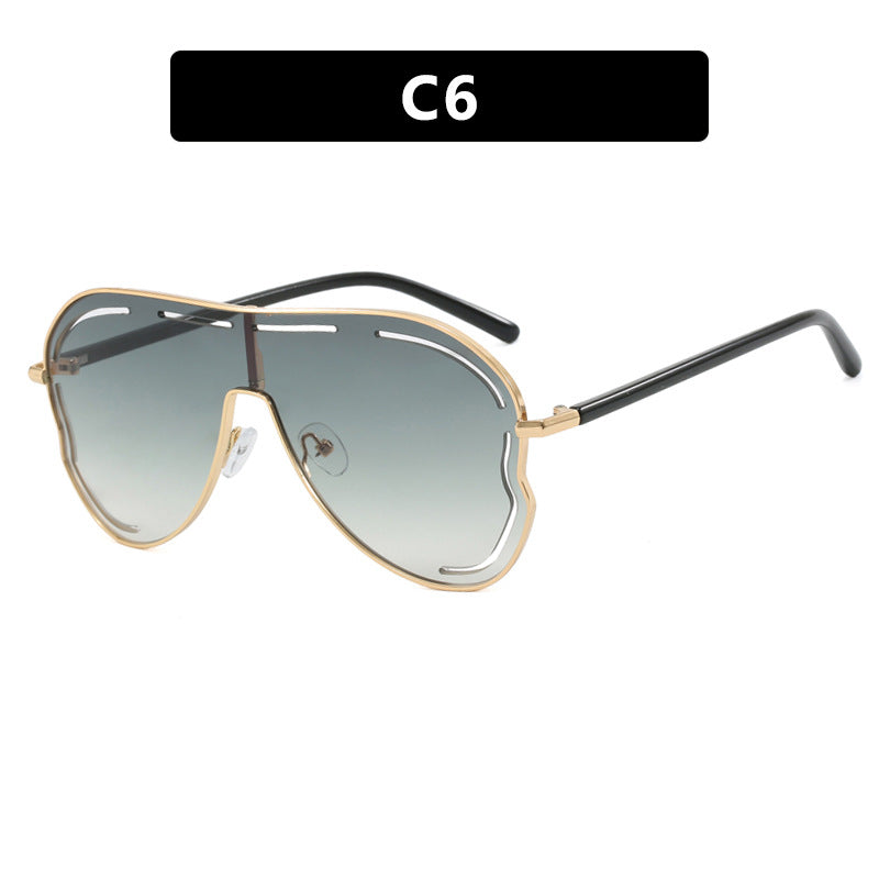 Ladies luxurious pilot sunglasses with modern frame Kalsten