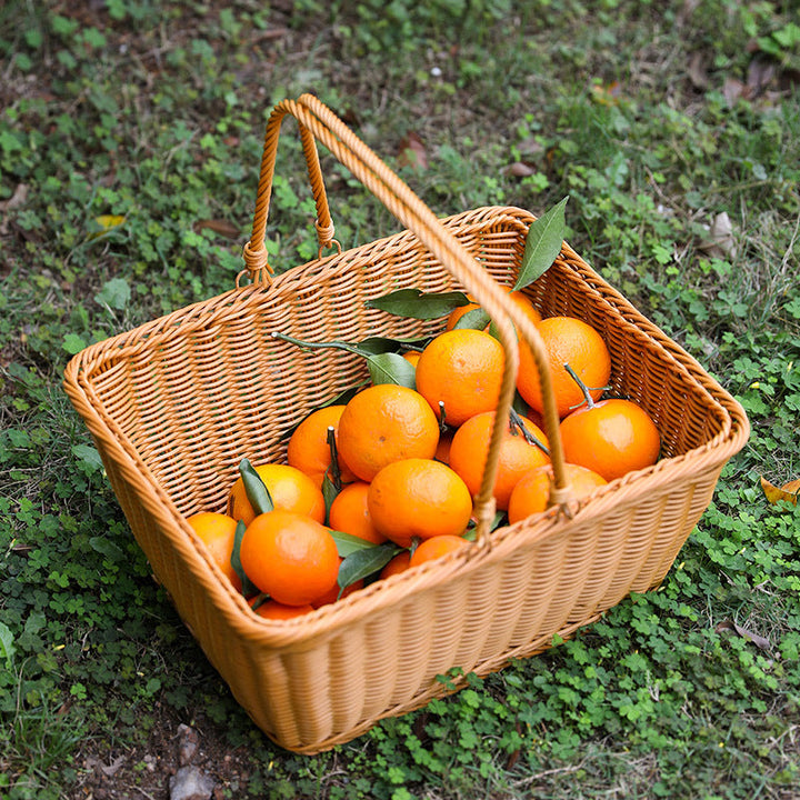Unisex Handcrafted Basket with Sturdy Handles Kalsten