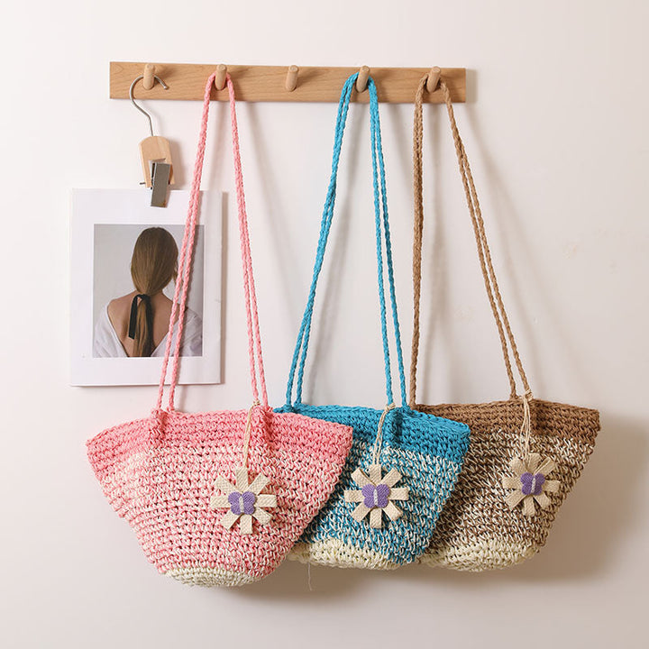 Fashionable and Handcrafted Handbag with Floral Accent Kalsten