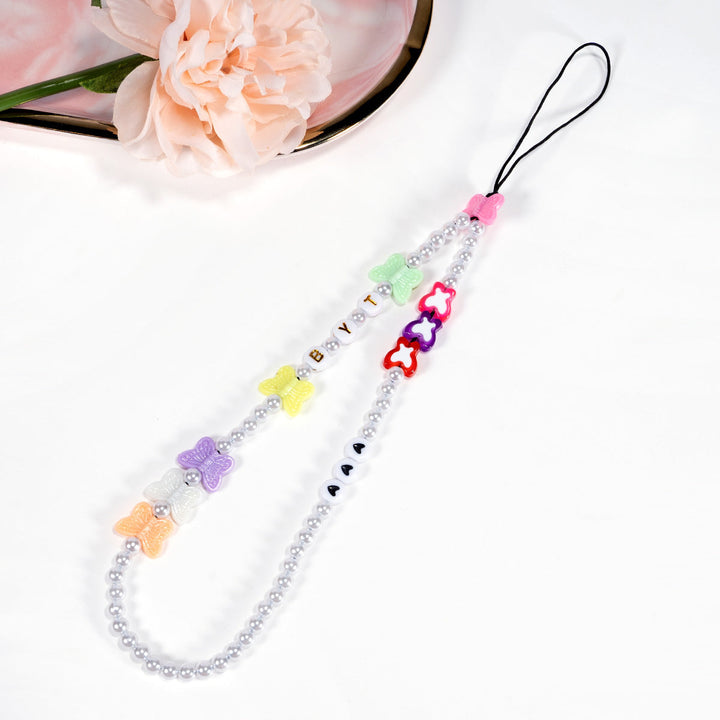 Beaded Smile Face Eyewear Chain Kalsten