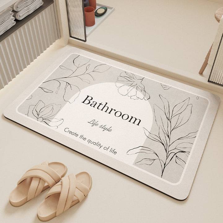Stylish Decorative Bathroom Mat Kalsten