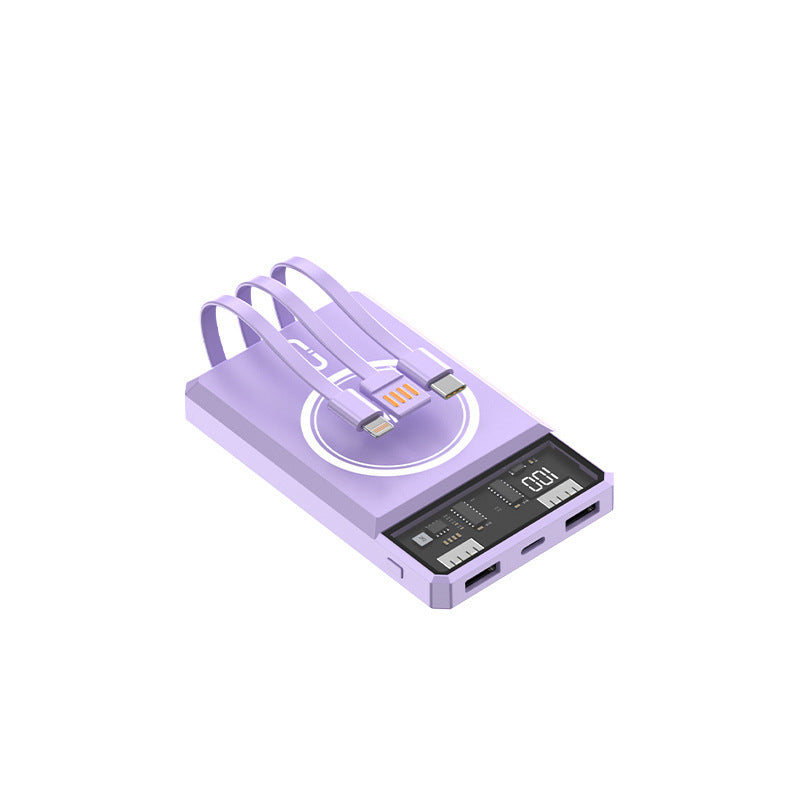 Power bank with integrated light and fast charging functions Kalsten