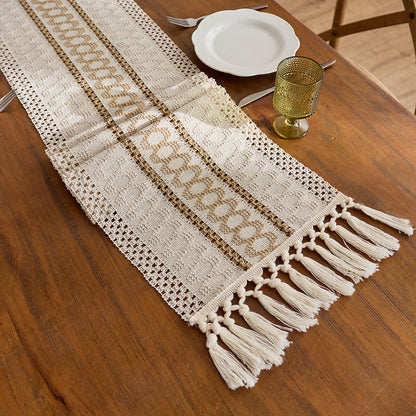 Elegant Knitted Table Runner