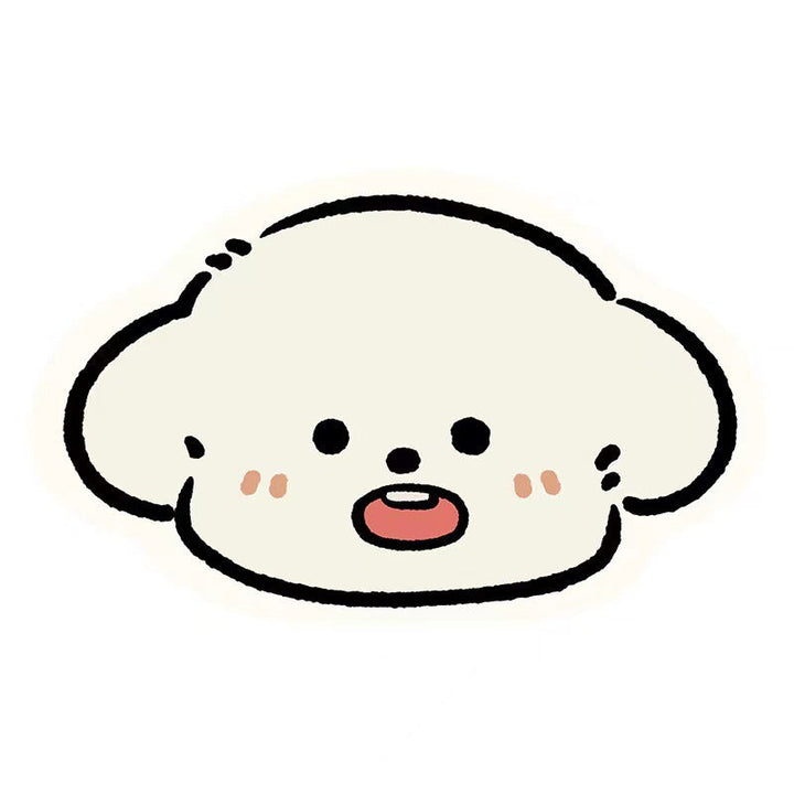 Cute Bunny-Themed Decorative Sticker