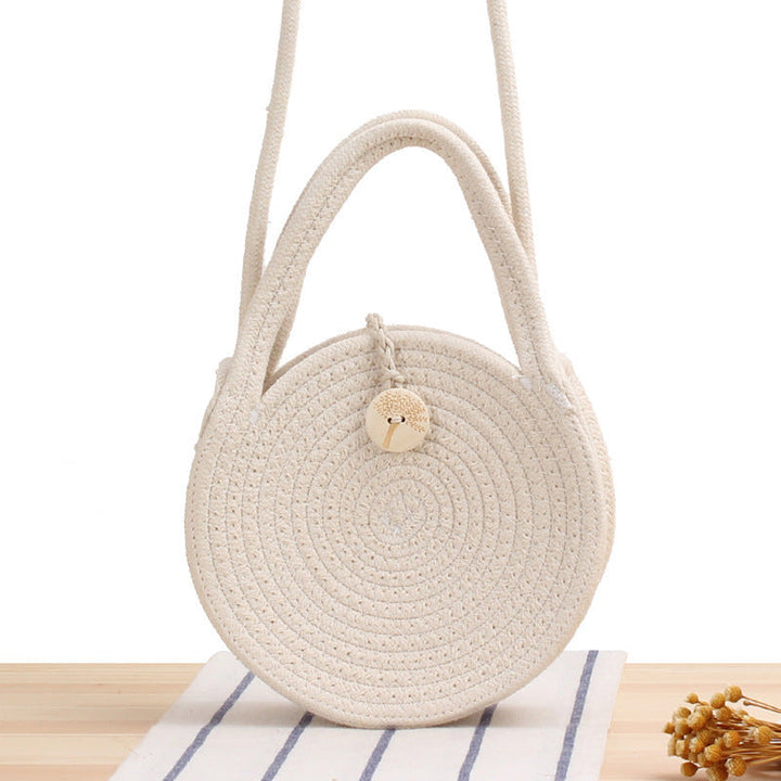 Round Macrame Shoulder Bag Kalsten