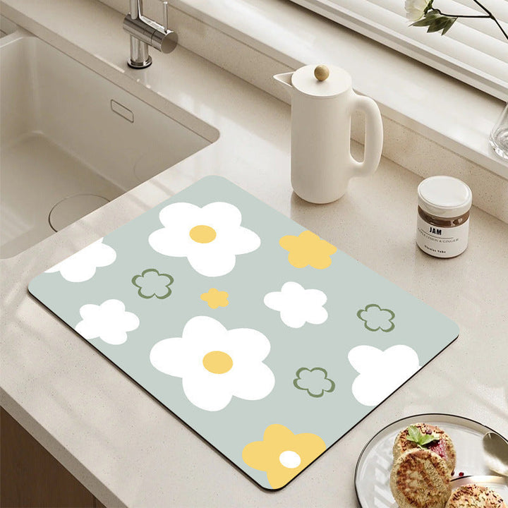 Decorative Kitchen Floor Mat Kalsten