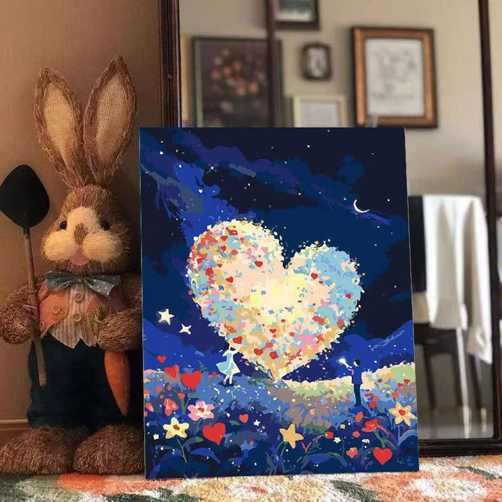 Artistic Heart-Themed Canvas Artwork Kalsten