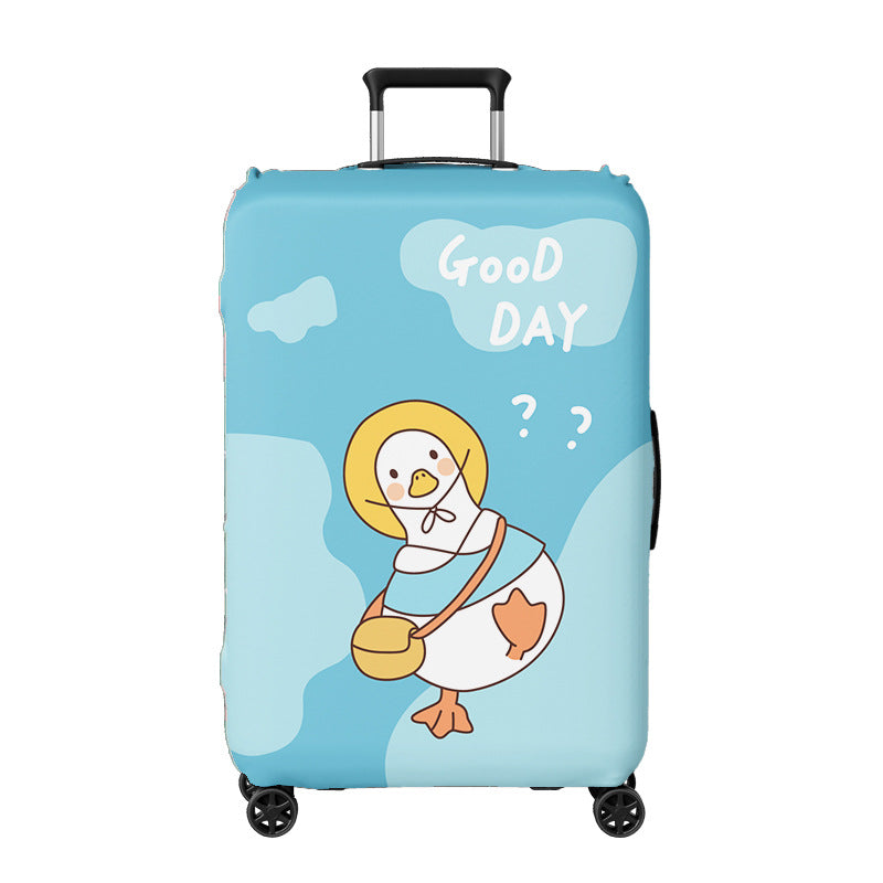 Ladies suitcase cover with creative illustration design Kalsten