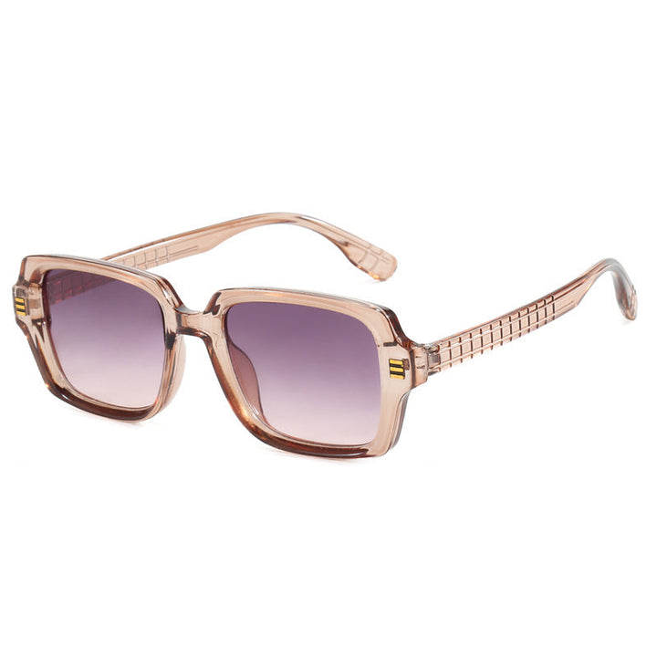 Women's fashionable square sunglasses with textured frame Kalsten