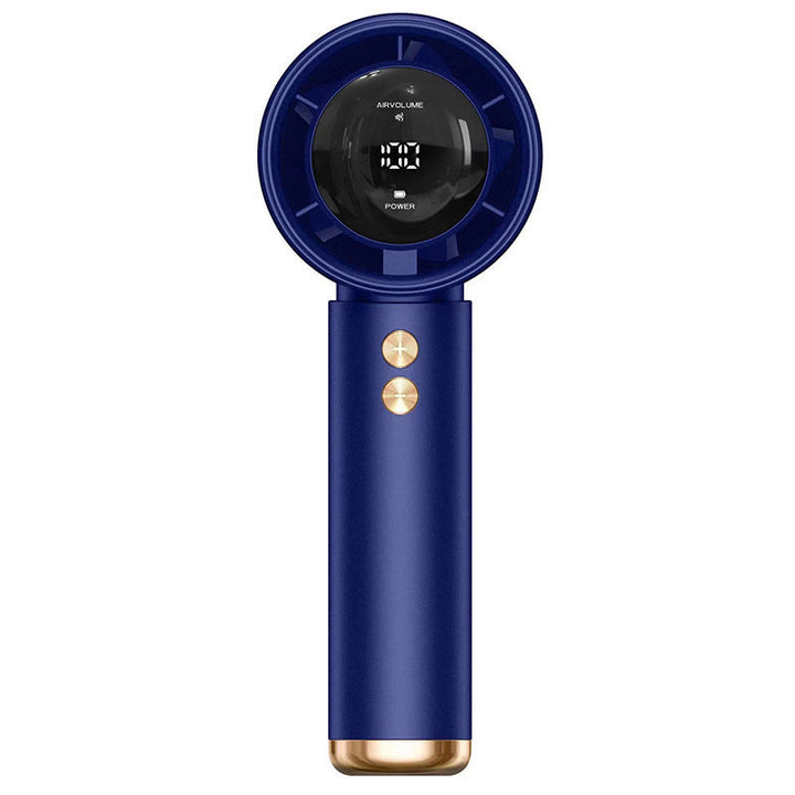 Ladies handheld fan with digital speed control and LED display Kalsten