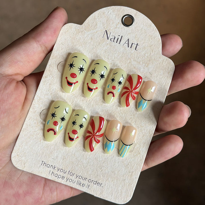 Whimsical Character-Inspired Press-On Nail Set Kalsten