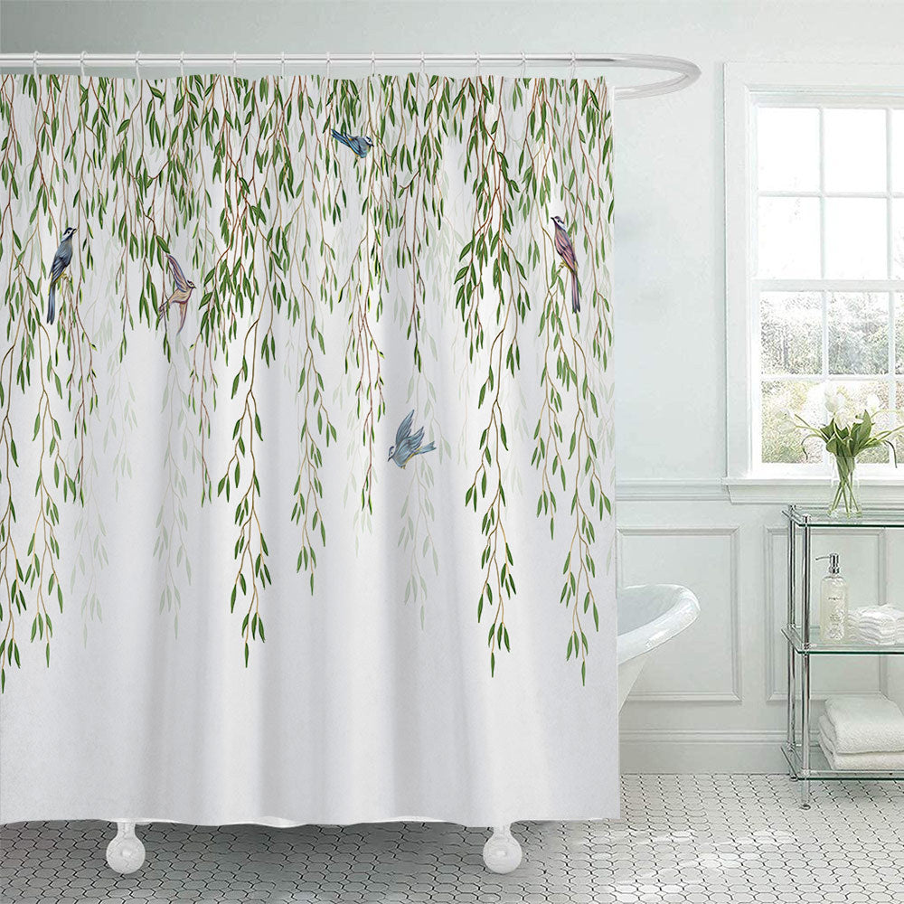 Artistic Floral Shower Curtain Kalsten